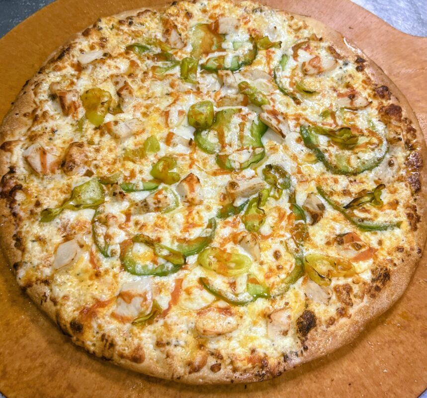 Buffalo Chicken Ranch Pizza