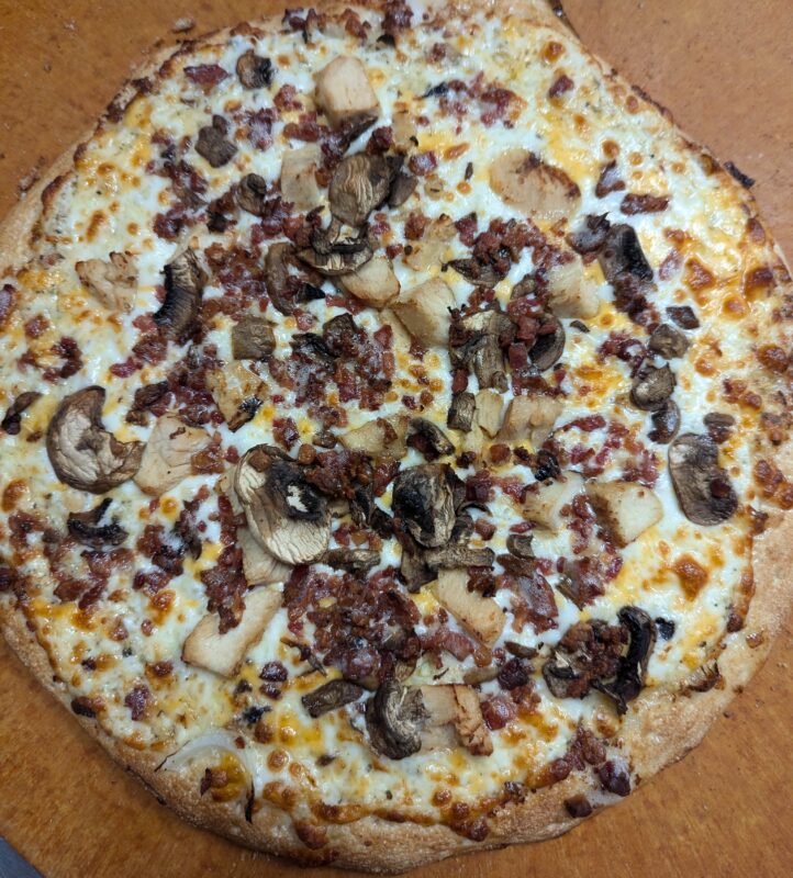 White Sauce Pizza